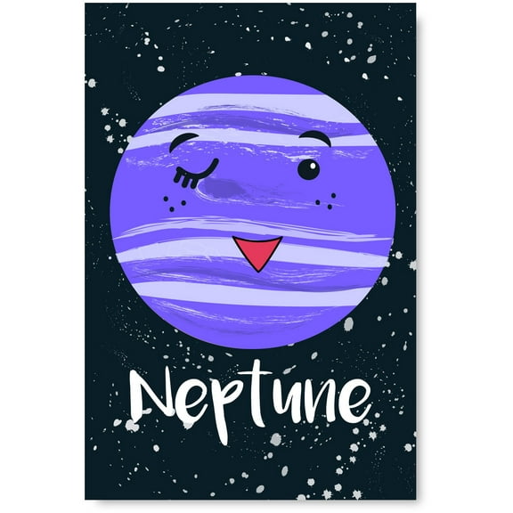 Awkward Styles Planets Canvas Wall Art Neptune Home Decor Prints