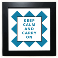 thumbnail image 1 of Emotion Maintaining Proverb Words Black Square Frame Picture Wall Tabletop, 1 of 3