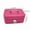 1-Pink, variant on Metal Cash Box, 4.5" x 3.35" Small Cash Storage Box with Lockable Cover, Key Lock Money Organizer for Kids, Cute Toys with Handle for Home