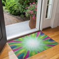 thumbnail image 2 of Colorful Tie Dye Burst Pattern Door Rugs,Washable Non Slip Door Mats Indoor,Decorative Door Mats,Entry Mat Indoor for Entrance,Bedroom,Kitchen,Bathroom,17"x30", 2 of 6