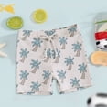 thumbnail image 2 of HCNTES Boys Bathing Suits 4-5 Quick Dry Swim Trunks Boys Cute Sea Tie Dye Print Boys Swim Shorts Summer Casual Athletic Toddler Boy Swimsuit(Beige,0-6 Months), 2 of 4