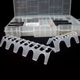 thumbnail image 4 of MasteelfCA Étui de Rangement de Piles Multifonction Transparent Portable en Plastique Rigide Support de Piles Boîte de Rangement pour Piles pour 8 x Piles - Grande Taille, 4 of 7