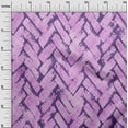 thumbnail image 3 of oneOone Cotton Cambric Medium Purple Fabric Brush Stroke Craft Projects Decor Fabric Printed By The Yard 42 Inch Wide, 3 of 4