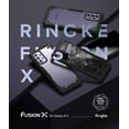 thumbnail image 3 of Ringke Fusion-X Case Compatible with Samsung Galaxy A72, Transparent Hard Back Shockproof Advanced Bumper Cover - Black, 3 of 9
