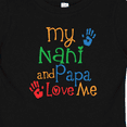 thumbnail image 4 of Inktastic Nani and Papa Love Me Boys or Girls Baby T-Shirt, 4 of 5
