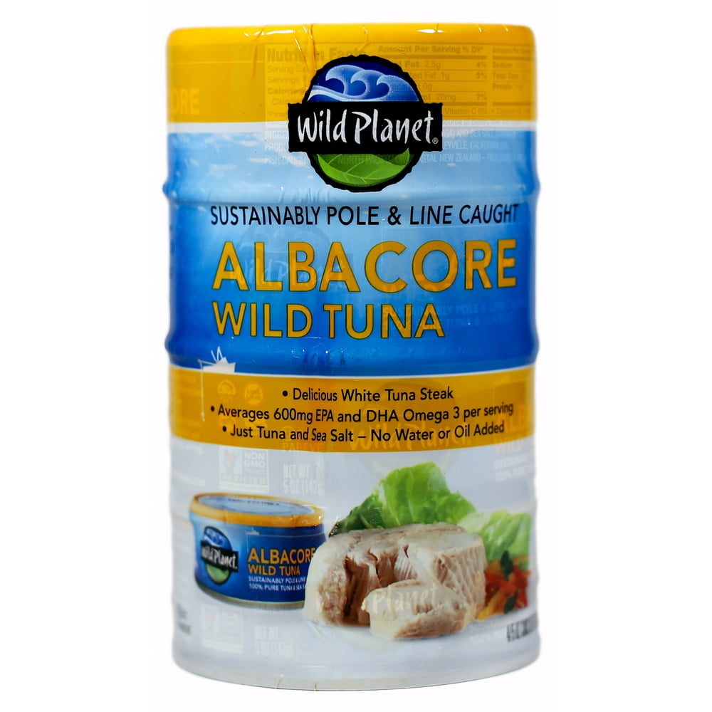 Wild Wild Albacore Tuna, 5 oz (4 Packs)