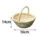 thumbnail image 5 of Cesta de frutas tejida a mano, cesta tejida para fruta, cesta para escritorio de cocina, restaurante Beige, 5 of 5
