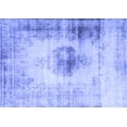 thumbnail image 1 of Ahgly Company Machine Washable Indoor Rectangle Persian Blue Traditional Area Rugs, 2' x 4', 1 of 4