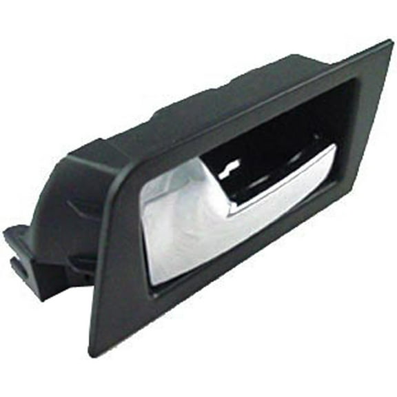 Dorman 81784 Rear Driver Side Interior Door Handle for Specific Ford Models, Chrome Lever; Black Housing