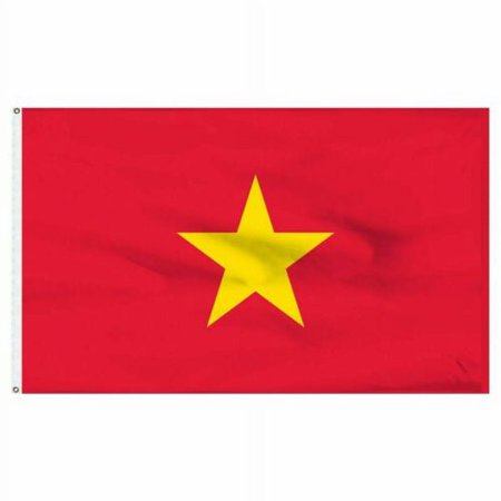 3x5 ft NORTH VIETNAM VIETNAMESE NVA FLAG better quality usa seller 100D