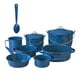 thumbnail image 1 of Bateria de Cocina Superior CINSA 10 Piezas Acero Vitrificado Azul Real, 1 of 4