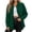 Army Green, variant on Women Oversized Corduroy Button Front Shacket Lapel Collar Dual Side Pockets Long Sleeve Casual Loose Layering Outer Jacket