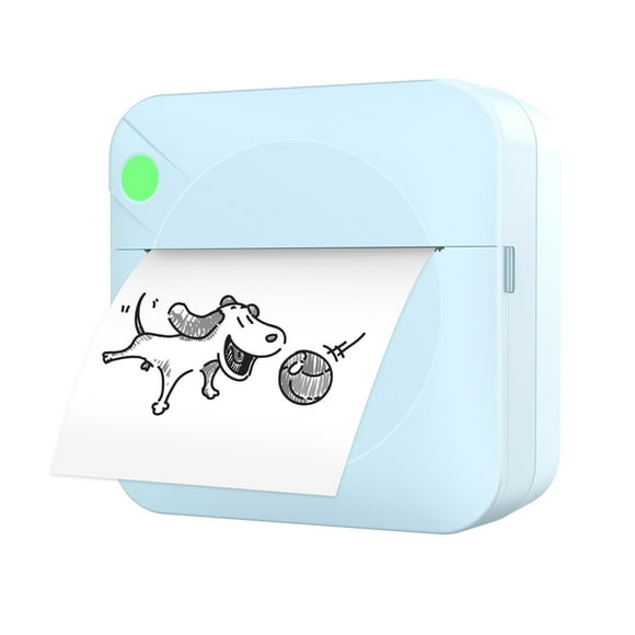 Mini Pocket Photo Printer Portable Thermal Printing Machine 203DPI Wireless BT Connection for Picture Lable DIY Handcraft List Meno Notes