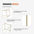 thumbnail image 4 of VEVOR 10PCS 31.5inch High Wedding Flower Stand, With Acrylic Laminate,Metal Vase Column Geometric Centerpiece Stands, Gold Rectangular Floral Display Rack for Events Reception, Party Decoration, 4 of 9