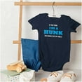 thumbnail image 4 of Hunky Like My Uncle Funny Nephew Bodysuit Jumper Boys Infant Baby Brisco Brands 24M, 4 of 6