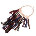 thumbnail image 1 of Gargantilla collar terciopelo borla declaración babero Multi Yuyangstore Collar de la ahogadora, 1 of 8