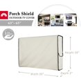 thumbnail image 2 of 63-65 inches Outdoor TV Cover Universal Weatherproof Protector for LCD LED Plasma Flat TV Screen, 2 of 5