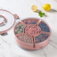 thumbnail image 2 of Cook with Color Rotating Snack Box with Ice Block and Carry Handle, Portable Compartments for Lunches and Commutes, Pink, 2 of 12