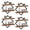 4pcs Double-Layer Wall Floating Shelf, variant on 2/4pcs Double Layer Geometric Diamond Wall Floating Shelf, Industrial Hanging Metal Wire Wooden Display Stand, Simple Artistic Style, Suitable for Living Room Kitchen