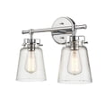 thumbnail image 3 of Amberose 2 - Light Chrome Wall Sconce, 3 of 7
