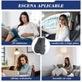 thumbnail image 3 of NUBILY Soporte Lumbar para Silla de Oficina, Respaldo para Asiento Auto, Respaldo Silla Oficina, Coj&iacute;n Trasero Espuma Aliviar el Dolor de Espalda, Adecuado Autom&oacute;vil y Hogar, 3 of 6