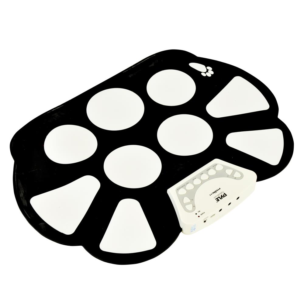 Pyle - Electronic Drum Kit - Portable Drumming Machine, Compact Quick Setup Roll-Up Design PTEDRL11 - image 3 of 6