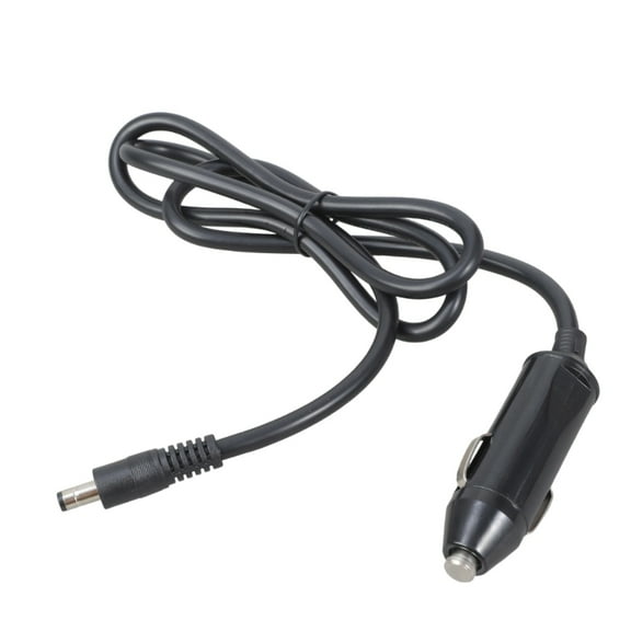 12V-24V Car Charger Auto Power Supply Cable 5.5x2.1/2.5mm to Car Lighter Male Plug Cable for Camera Car Refrigerator