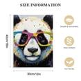 thumbnail image 2 of JEUXUS  Cute Panda Canvas Wall art: Wall Decor Animals Themed for Kids' Bedroom Nursury Poster Bathroom Wall Painting, 2 of 5