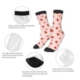 thumbnail image 3 of Honeii Ladybug With Flower Print Children's Colorful Socks,Unisex Kids and Toddlers' Cushioned Sock,Kids Athletic Crew Socks,for Everyday Wear and Sports, 3 of 5