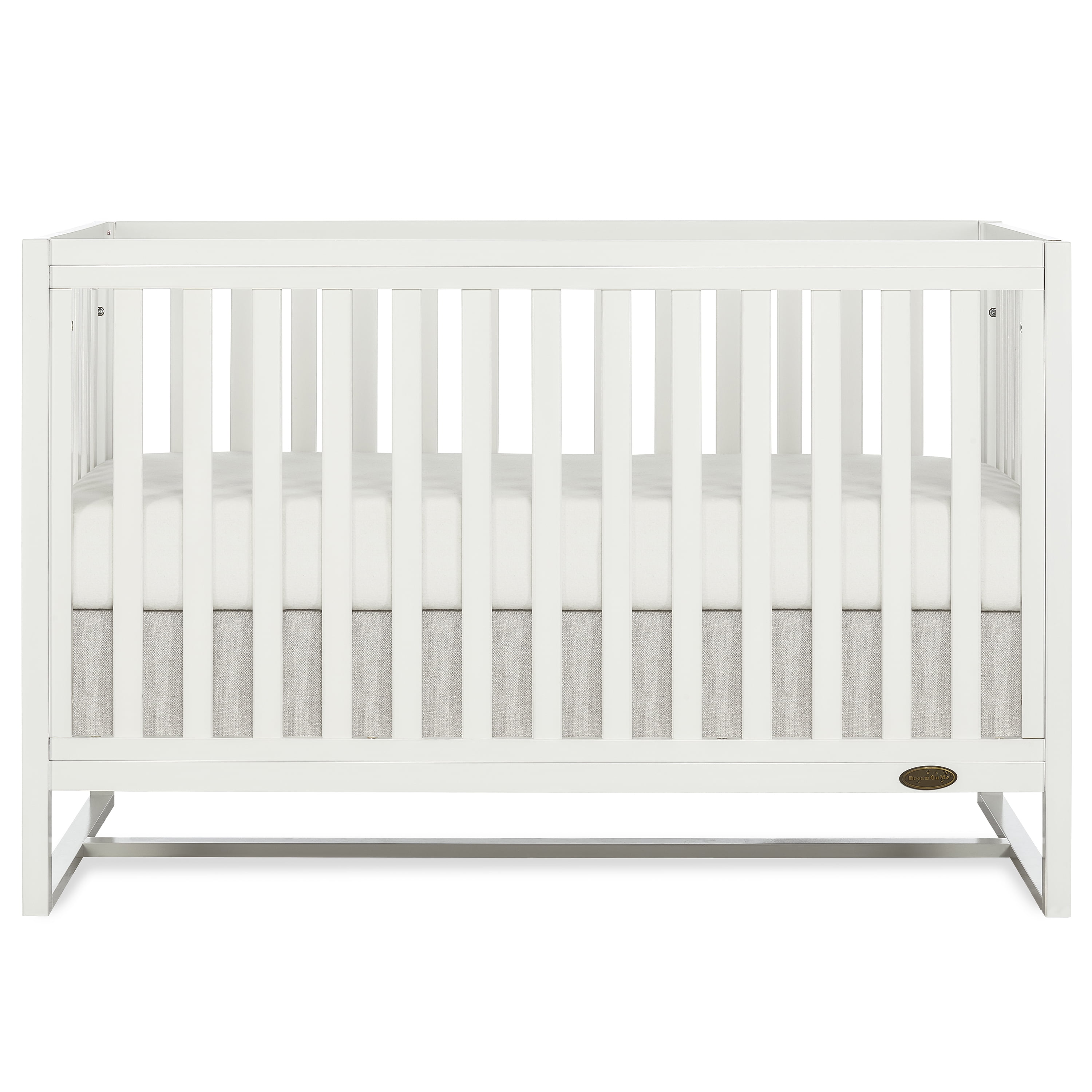 Dream On Me Nursery Bundle of Dream On Me Arlo 5-in-1 Convertible Crib, Dream On Me Arlo Changing Table, with a Dream On Me Honeycomb Orthopedic Firm Fiber Standard Crib Mattress, White
