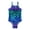 Purple&Green Fish Scales, variant on Polyester Adjustable Straps One Piece Swimsuits (Girl's 14)