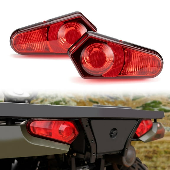 A & UTV PRO Tail Lights Red Housing for Polaris Sportsman/RZR/ACE 2005-2022