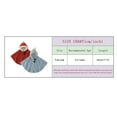 thumbnail image 4 of EnJoCho Toddler Baby 1-3 Year Boys Girls Winter Warm Cozy Fleec𝖾 Poncho Hoodie Cloak Car Seat Jacket Outerwear Parka Cape, 4 of 4