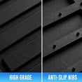 thumbnail image 4 of Road Comforts Heavy Duty Rubber Floor Mats Blue Aluminum Film Car Mats Set, Front and Rear Car Mats, 4 of 9