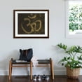 thumbnail image 3 of Art.com Om Grunge Symbol Art Print by pashabo, Brown Frame Wall Art, 40" x 32", 3 of 5