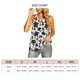 thumbnail image 4 of Camiseta sin mangas para mujer con cierre de cremallera y cuello en V, camisas de gasa sin mangas sueltas para uso en verano, 4 of 4
