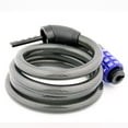 thumbnail image 5 of Wideskall® 72" inch Extra Long Heavy Duty 12mm Cable Self Coiling 4-digit Combination Bicycle Bike Lock with Mount (Black), 5 of 6