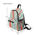 thumbnail image 3 of FORMRS School Backpack with Front Zippered Pocket 12" Elementary Student Travel Daypack, Light Blue Pattern, 3 of 6