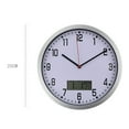 thumbnail image 2 of FUTUREORYY Living Room Clocks Wall Plastic Round Thermometer for Indoor Use 1PC, 2 of 8
