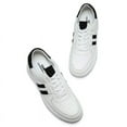 thumbnail image 6 of CMR CHAMARIPA Men's Elevator Sneakers Height Increasing Shoes White Leather Sneakers For Men 6CM / 2.36 Inches Taller, 6 of 6
