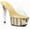 Gold, variant on Ellie Shoes E-709-Brielle 7 Inch Womens Mule With Polka Dots. 12 / Pink