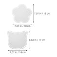 thumbnail image 2 of OUNONA 4pcs Acrylic Handbag Base for DIY White Crochet Bag Shaper with Protective Bottom, 2 of 8