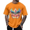 thumbnail image 1 of Tops para hombre, blusas y camisas de manga corta con cuello redondo para hombre, camisetas casuales con estampado de moda para hombre, blusa de manga corta, blusa de poliéster para hombre., 1 of 5