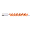 thumbnail image 4 of Uxcell Cord Organizer Yellow Wire Management for Camera Flexible Cord Keeper Lightweight Spiral Holders 4 Pack, 4 of 5
