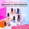 thumbnail image 3 of modelones Color Changing Nail Polish Set, 6 Colors Pink Blue Purple Orange Neon Mood Temperature Change Ombre Quick Dry Mini Manicure Kit DIY Nail Art Salon Gifts For Women Girls, 3 of 9