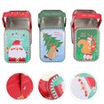 thumbnail image 4 of 3pcs Christmas Cartoon Tinplate Storage Box Tinplate Candy Box Candy Case Christmas Gift, 4 of 9