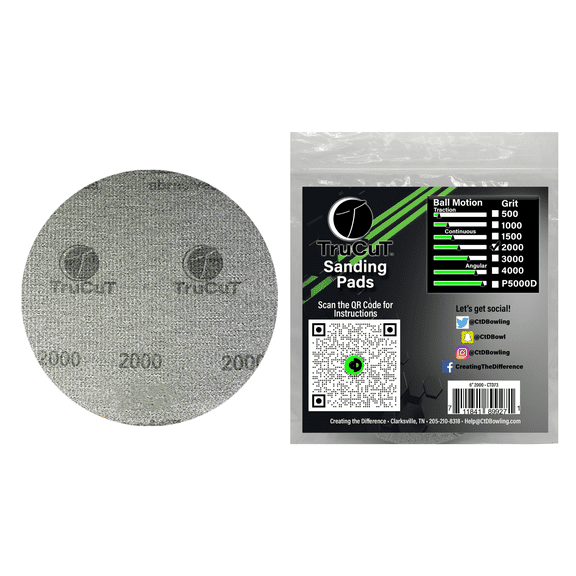 TruCut Sanding Pads | 2000 Grit | 6" Diameter
