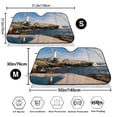 thumbnail image 3 of Kdxio Lighthouse Print Windshield Sun Shade,UV Rays and Sun Heat Protection,Sunshade for Car Windshield,Car Shade Front Windshield -, 3 of 6