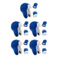 thumbnail image 2 of Sonducket Sombrero para niños pequeños Cómodos mitones de lana de algodón Buena elasticidad Forrado con vellón Guantes de invierno a prueba Azul zafiro 5piezas, 2 of 6