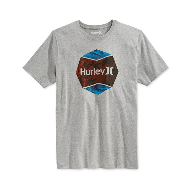 Camiseta Gráfica para Hombre Hurley Color Gris Grande
